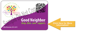 Good Neighbor Card, Good Neighbor Discount Card, TGP Discount Card, Fundraiser, TGP Fundraiser, Savings Card
